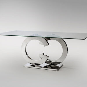 Spisebord i glas, - Casandra, 2 m
