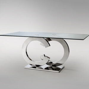 Spisebord i glas - Casandra, 1,8 m