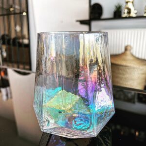 Vandglas regnbuefarvet - Grove