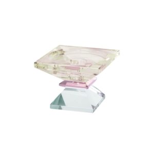 C'est Bon - Krystal stage, lysegul/pink/lys mint, 6,5x9x9 cm