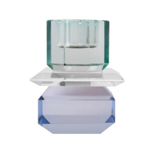 C´est Bon - Krystal stage, lys mint, blå, 8,5x7x7 cm