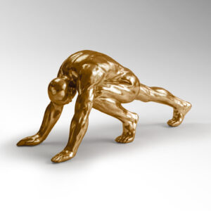 Guld skulptur - Asana