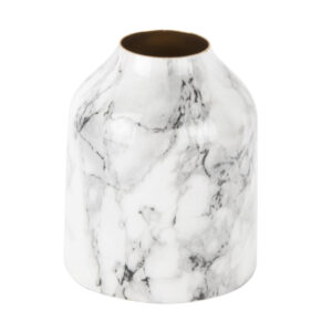 Present Time, Straight vase - White Marble (Extra small)