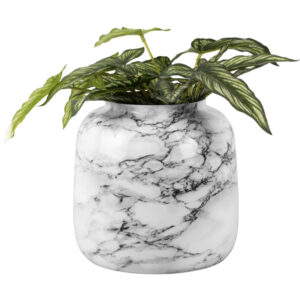 Present Time, Sphere vase - White Marble (Small)