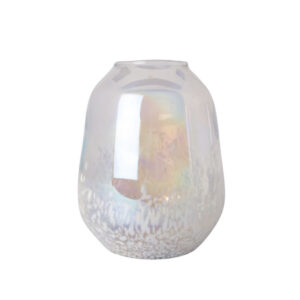 Accantus - Vase, Hvide chips, Regnbuefarvet, 16x16x20 cm