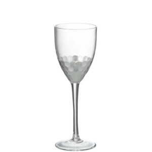 J-Line - Hvidvinsglas (Sølv)