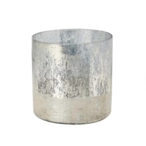 C'est Bon - Fyrfadsstage, Vintage Silver, 14,5xø11,5 cm
