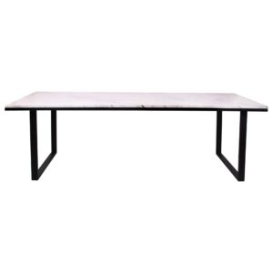 Spisebord i marmor - Lexington (Hvid)
