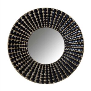 Rundt spejl, ø60,5 cm - Lynde (Black)