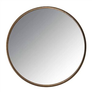 Rundt spejl, ø70 cm - Maud (Guld)
