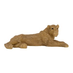Skulptur - Løve (Guld)