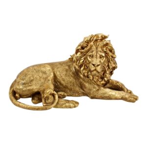 Løve skulptur - Mufasa (Guld)